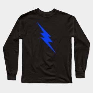 Blue Lightning Bolt Long Sleeve T-Shirt